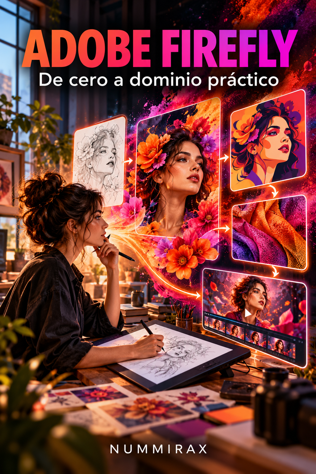 Portada Adobe Firefly de cero a dominio práctico